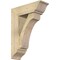 Ekena Millwork Legacy Traditional Rough Sawn Bracket w/ Offset Brace, Douglas Fir, 8"W x 24"D x 32"H BKT0806X24X32LEC01RDF - alternate 1